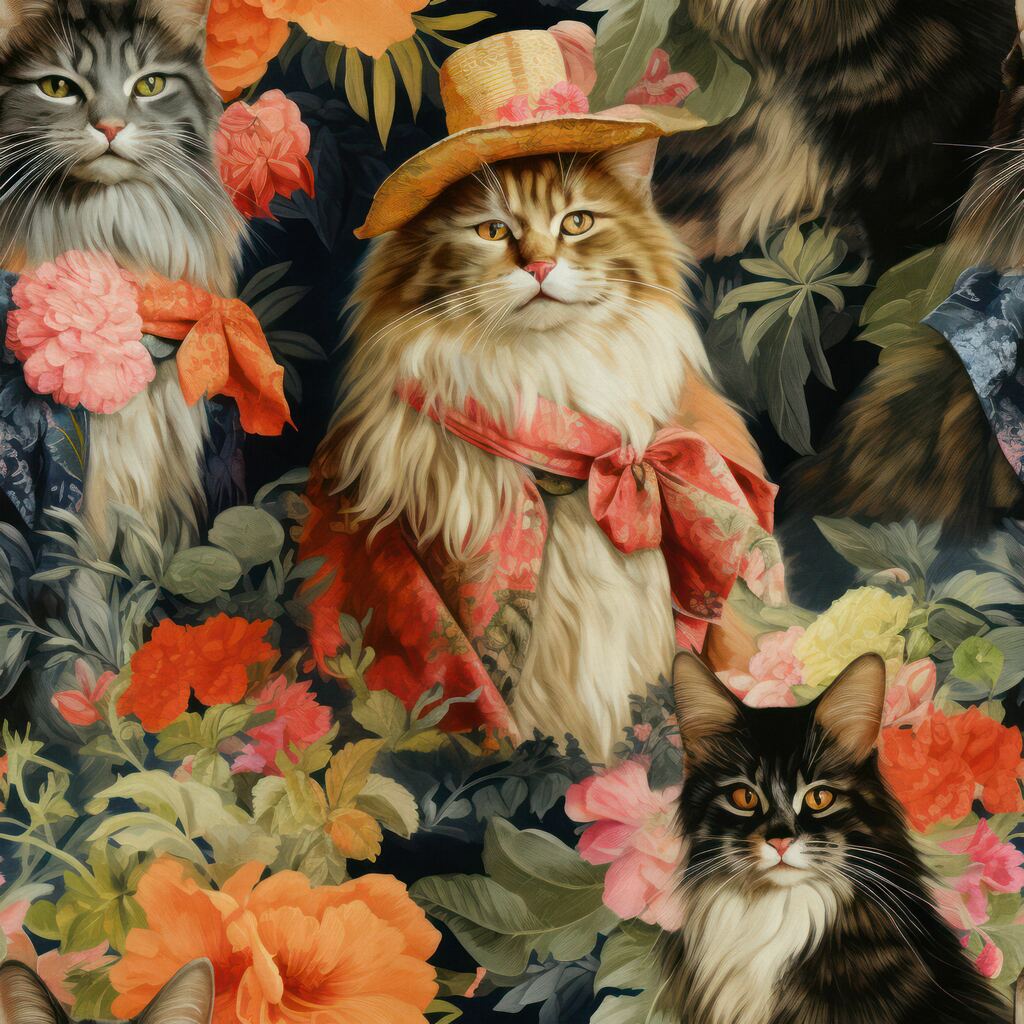 Huggleberry Hill The Cats Meow Wallpaper