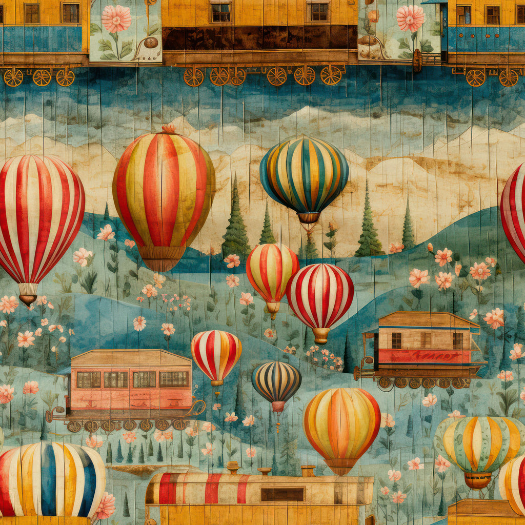 Huggleberry Hill Up and Away Wallpaper