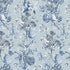 Bouquet Bleu Toile Wallpaper - Huggleberry Hill