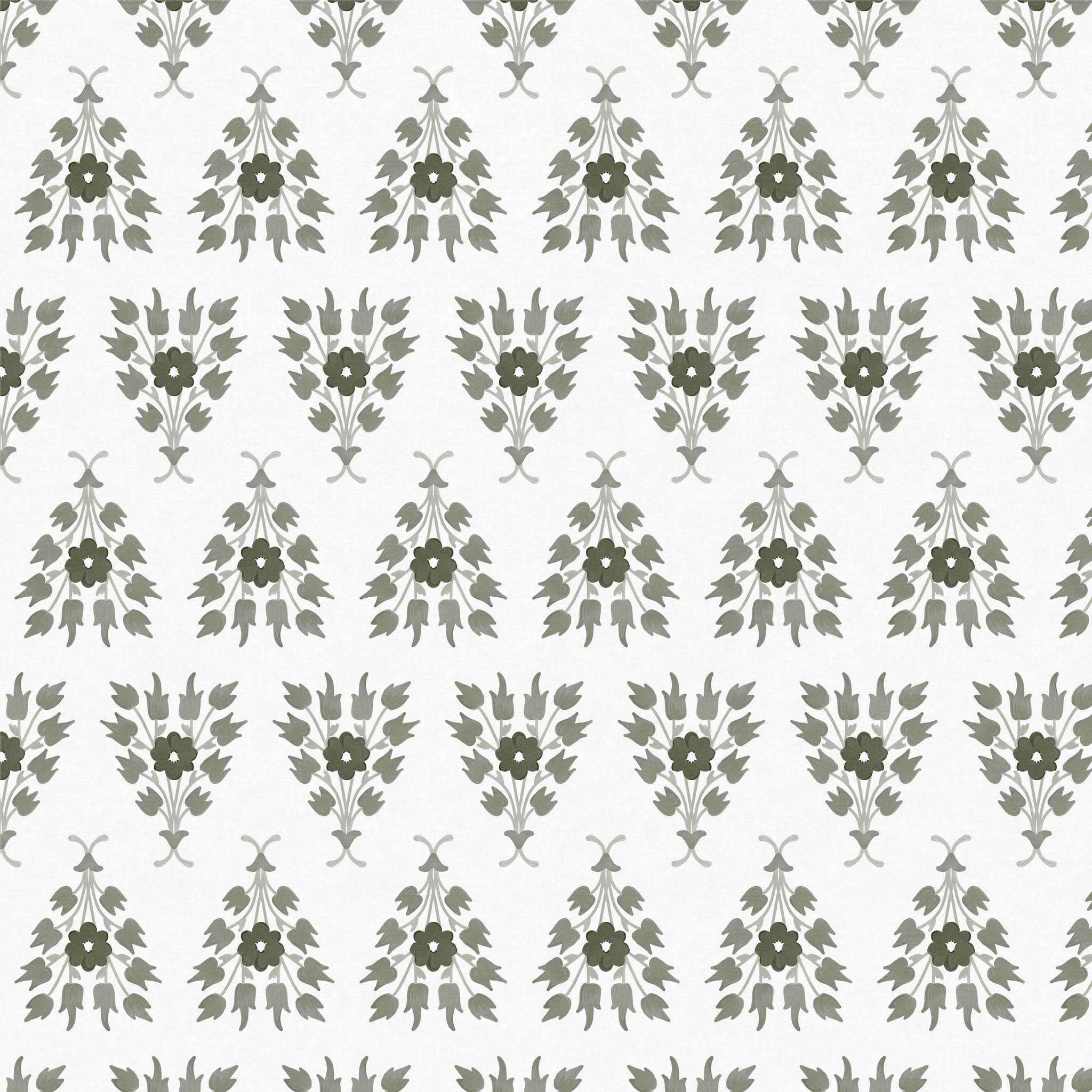 Tulips and Tussie-Mussies Wallpaper