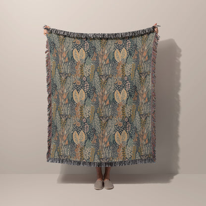 Mystic Meadow Woven Cotton Throw