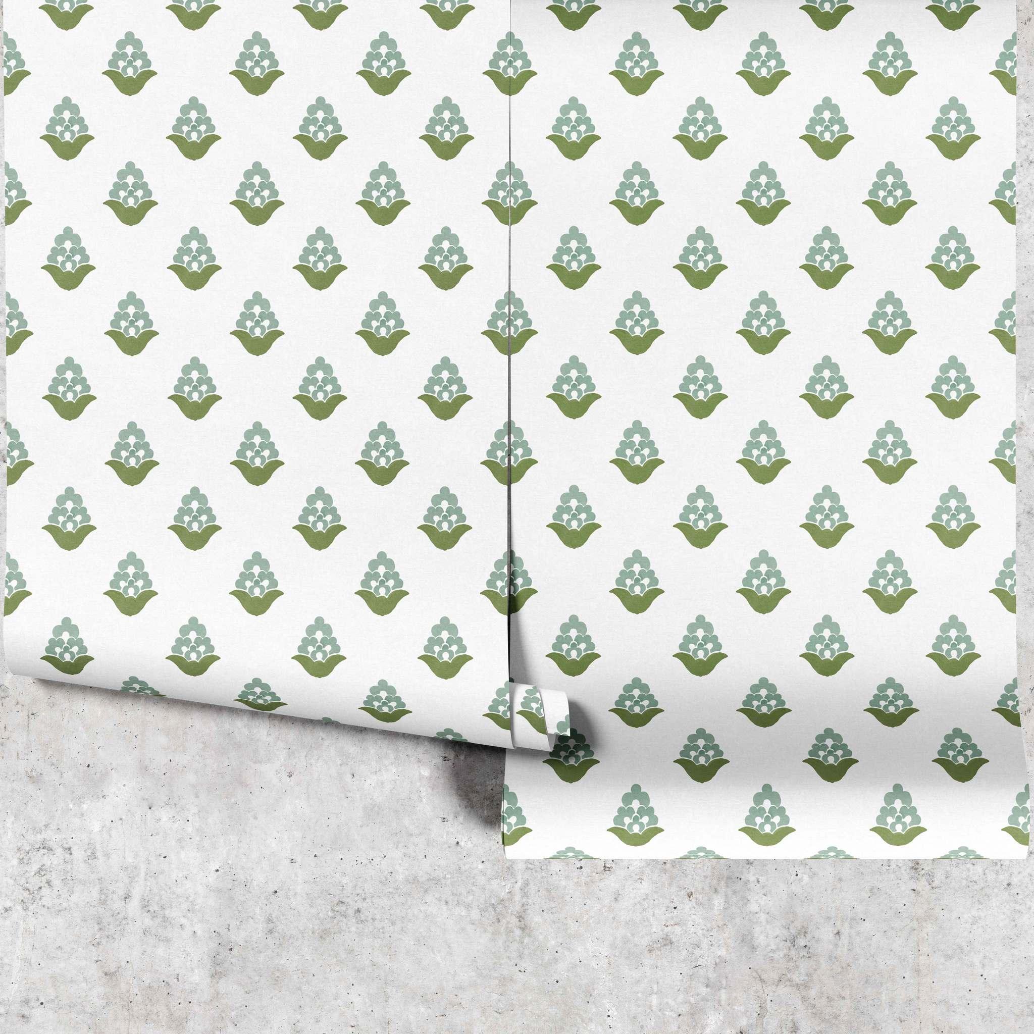 Blooming Verbena Wallpaper - Huggleberry Hill