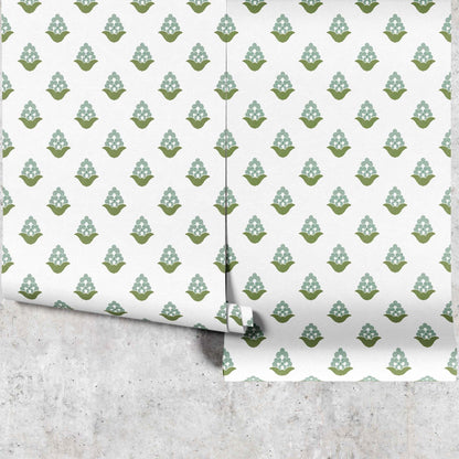 Blooming Verbena Wallpaper - Huggleberry Hill