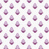 Close-up swatch of Blooming Verbena wallpaper in purple with floral pattern