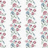 Close-up swatch of Giardinetti wallpaper with vintage floral stripe detail