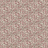 Close-up swatch of Pimpernel Patch wallpaper in pink with intricate floral and leaf design - Huggleberry Hill