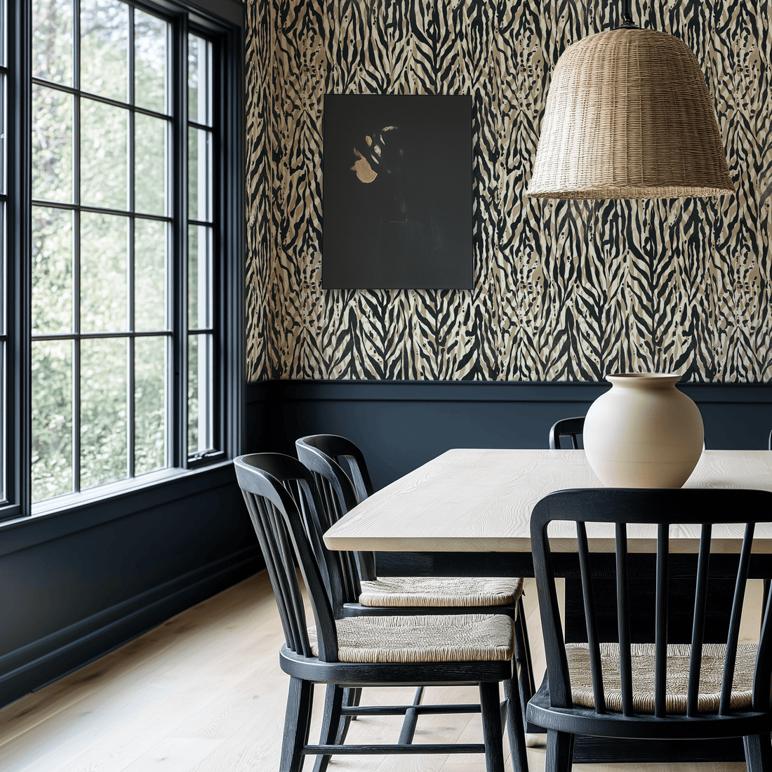 Abstract Zebra Print Wallpaper - Huggleberry Hill